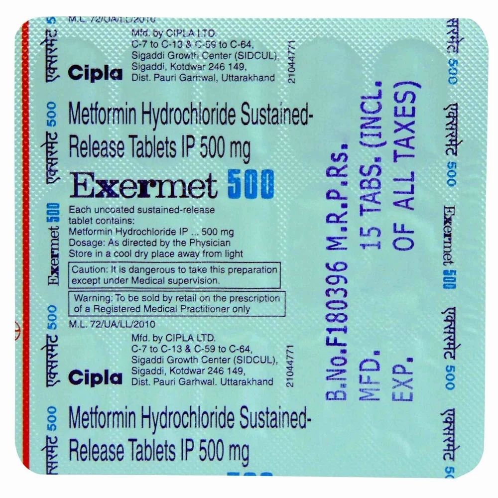 Exermet 500Mg Sr