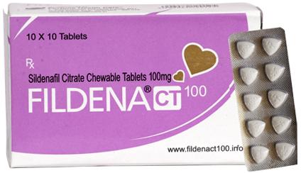 Fildena Ct 100 Mg Chewable Tablets