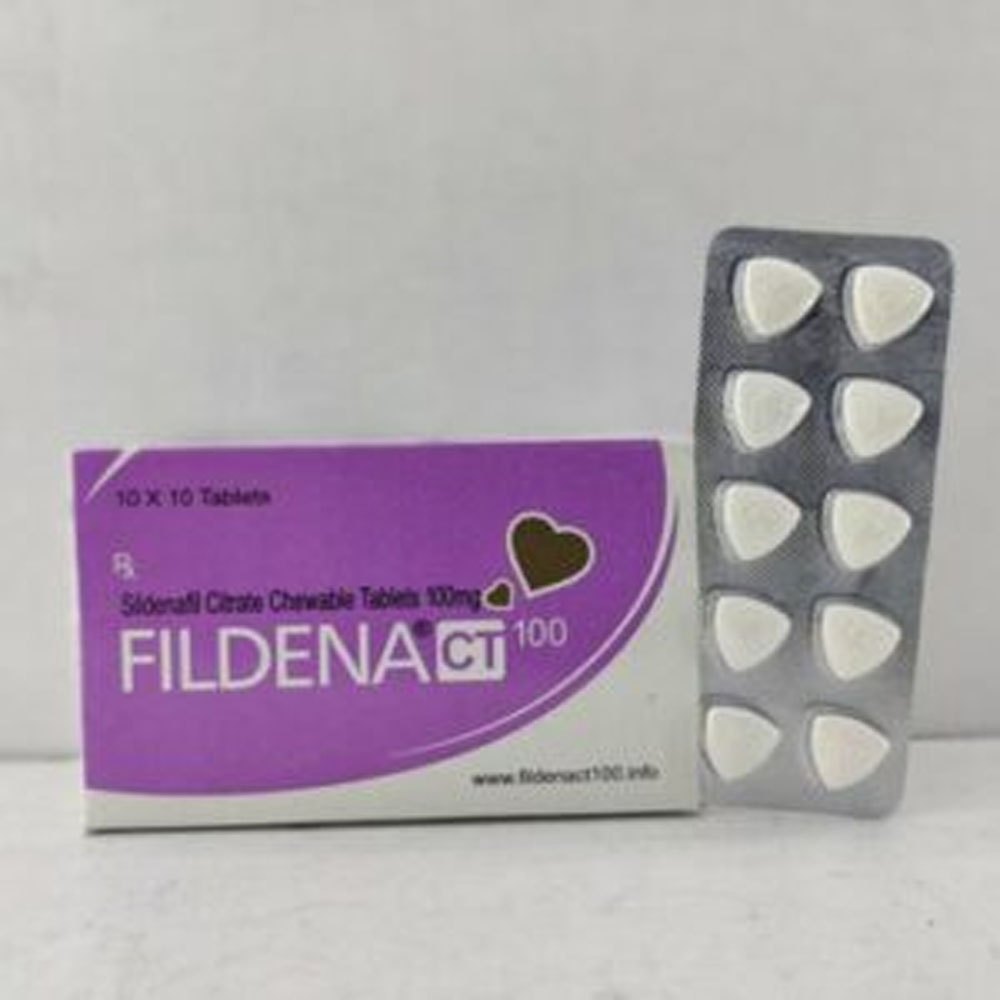 Fildena Ct 100 Mg Chewable Tablets