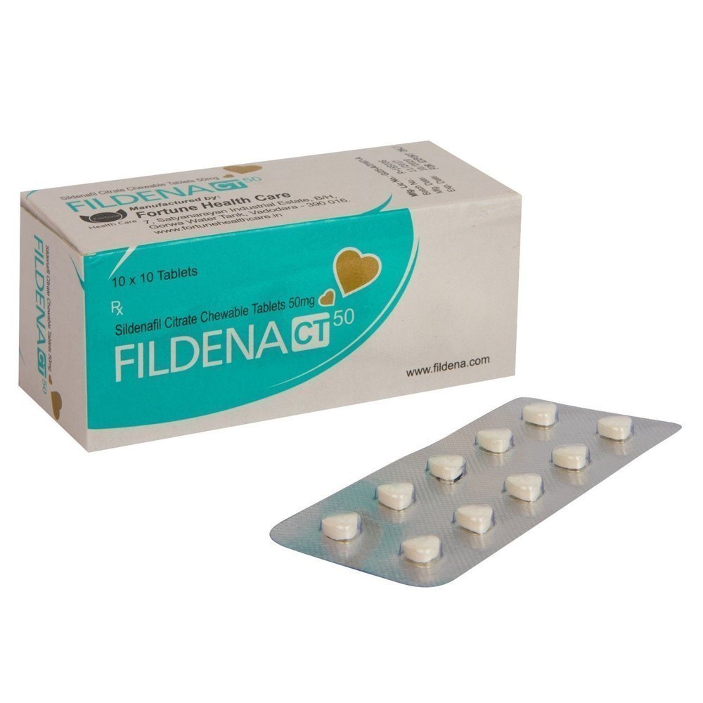 Fildena Ct 50 Mg Chewable Tablets