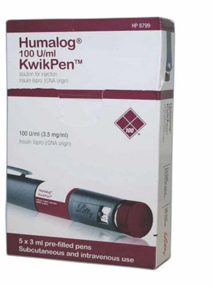 HUMALOG 100 U/ML KWIK PEN