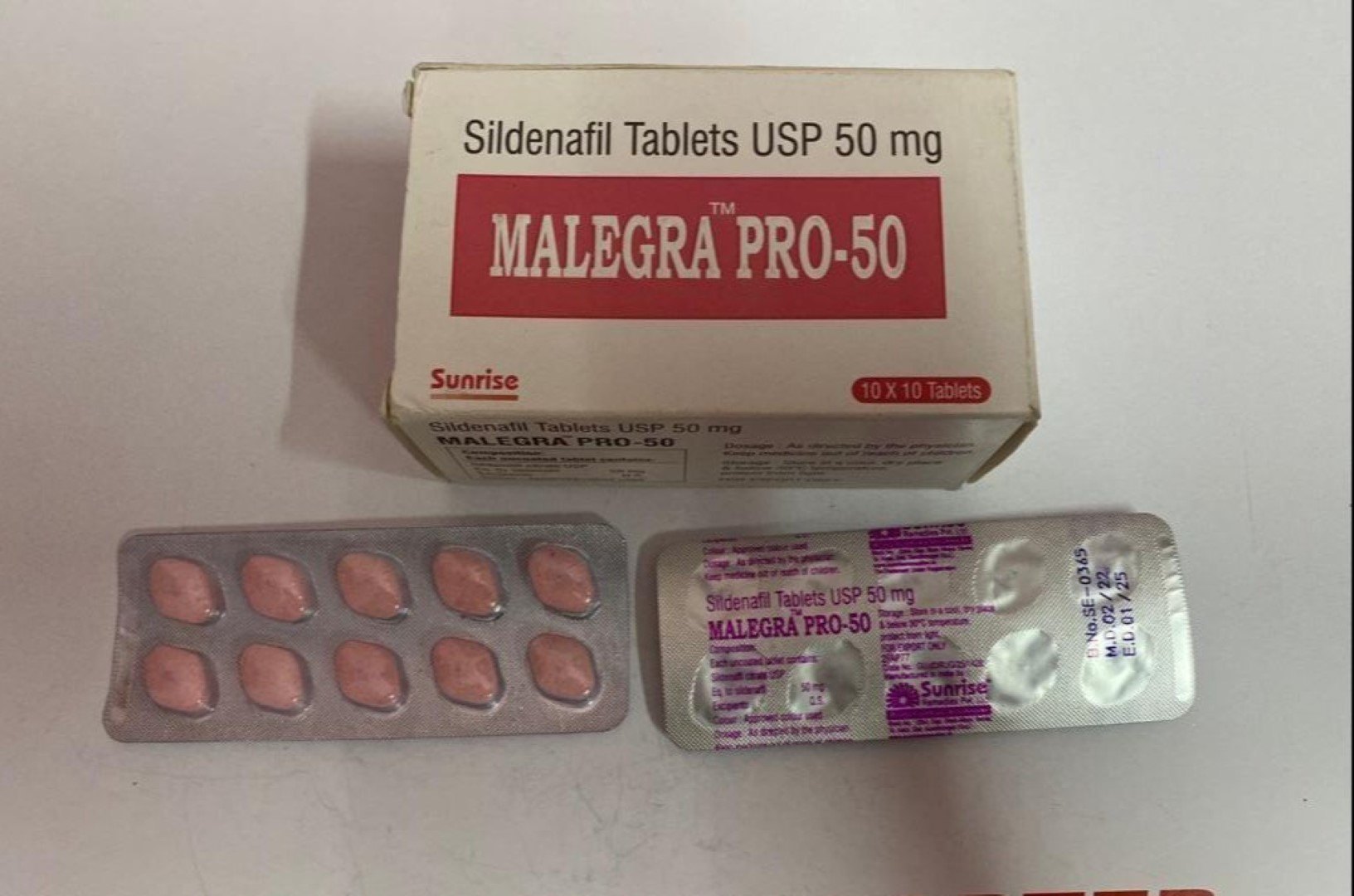 Malegra Pro 50 Mg (Sublingual)