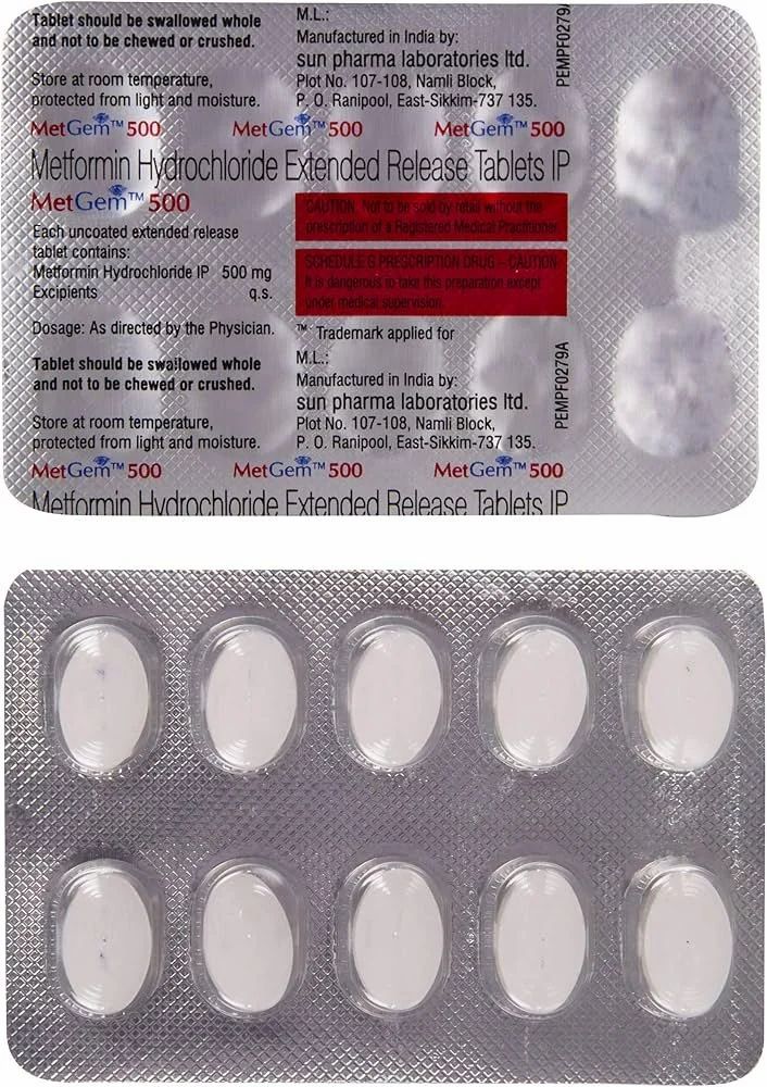 Metgem Er 500Mg