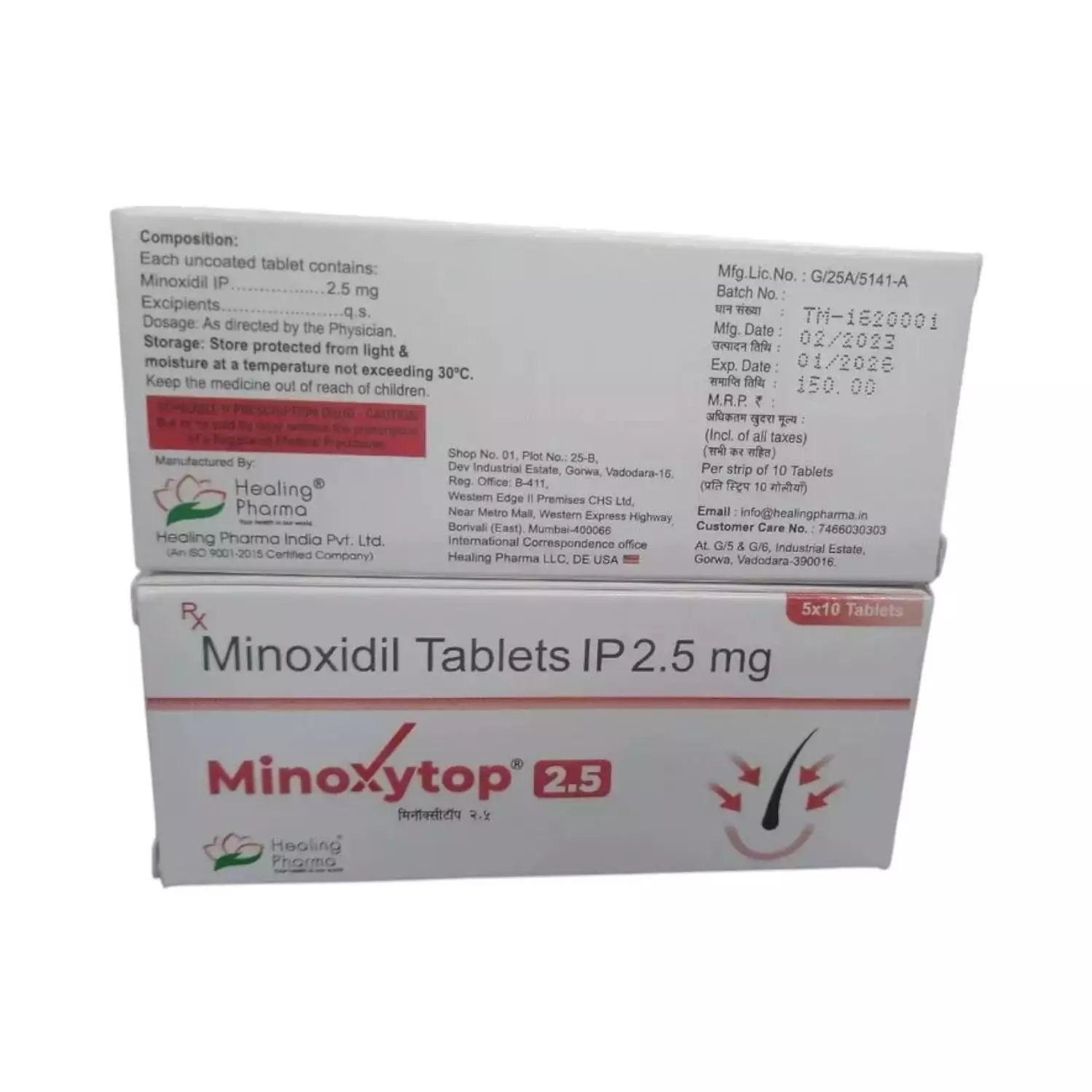 Minoxytop 2.5Mg