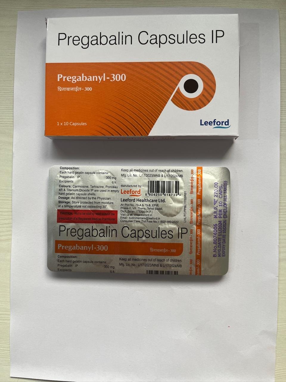 Pregabanyl 300Mg