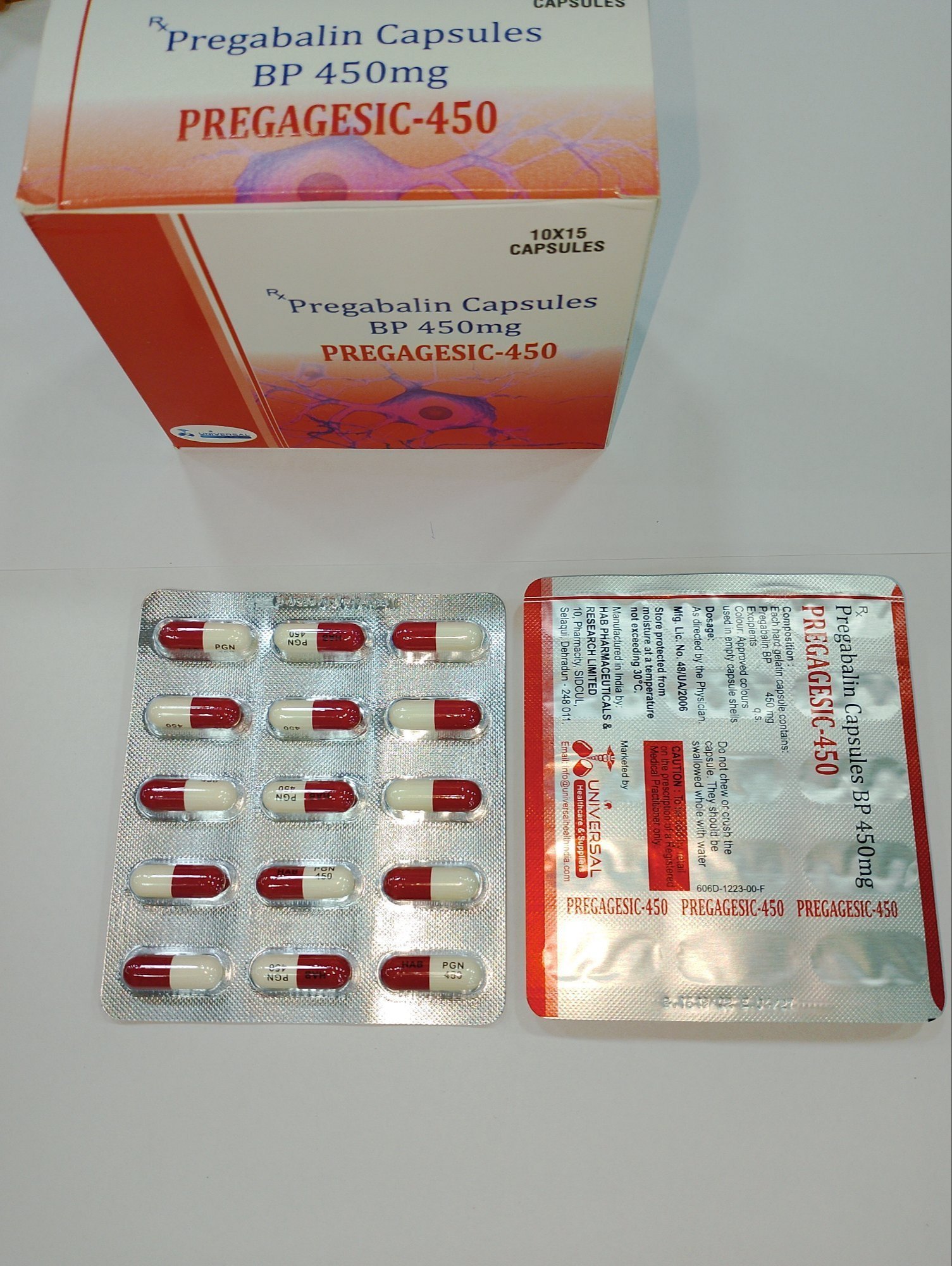 Pregagesic 450Mg